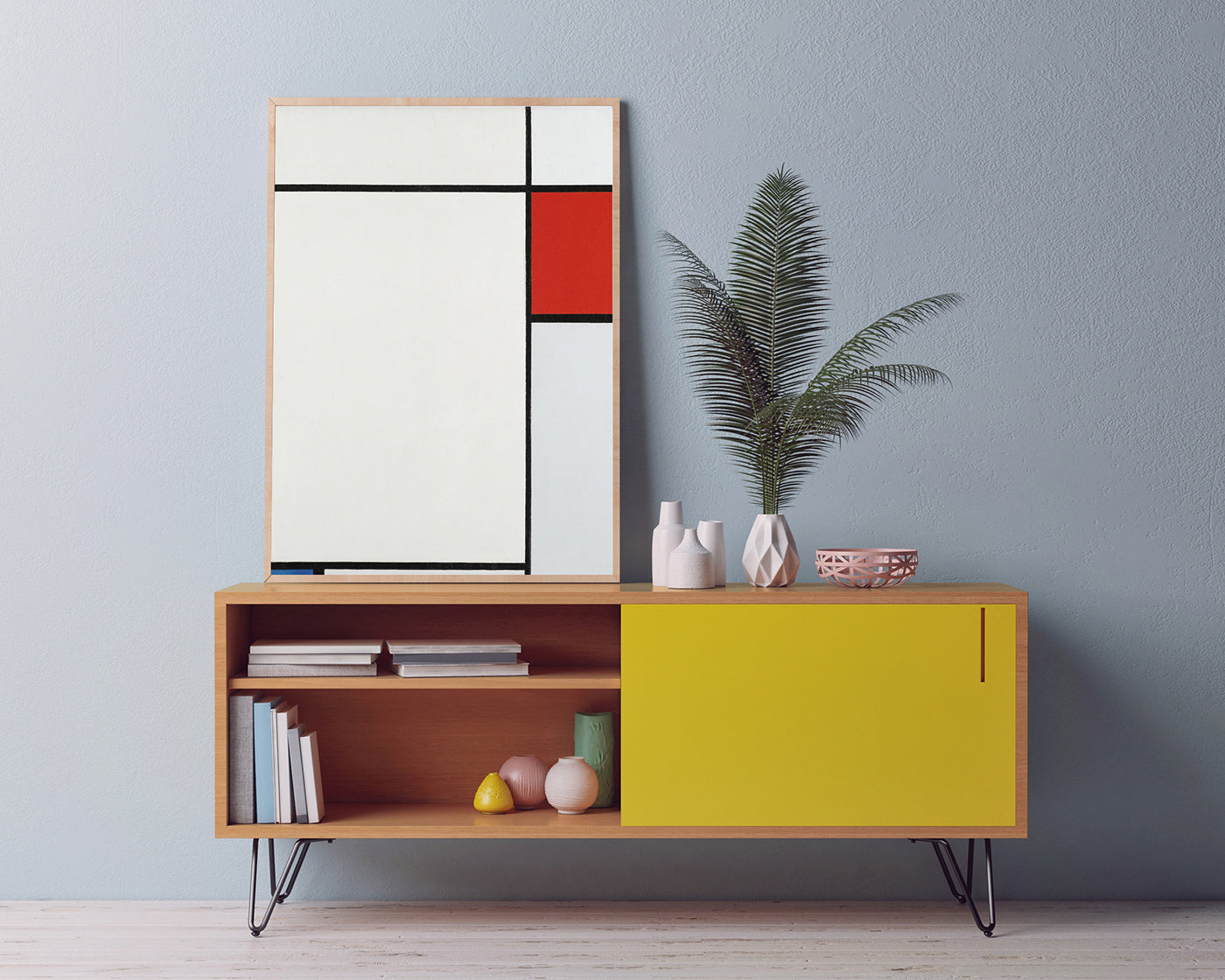 Piet Mondrian - Komposition - Bunte Geometrie