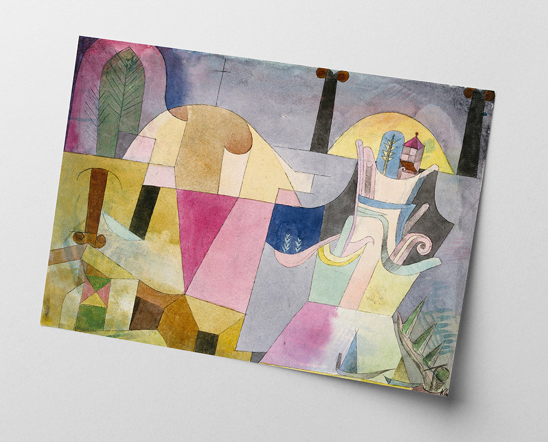 Paul Klee - Schwarze Säulen in der Landschaft (1919)