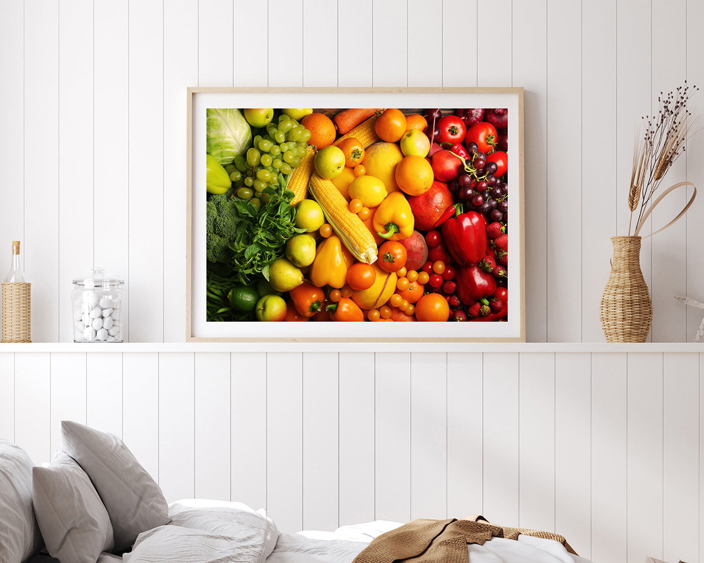 Buntes Obst und Gemüse