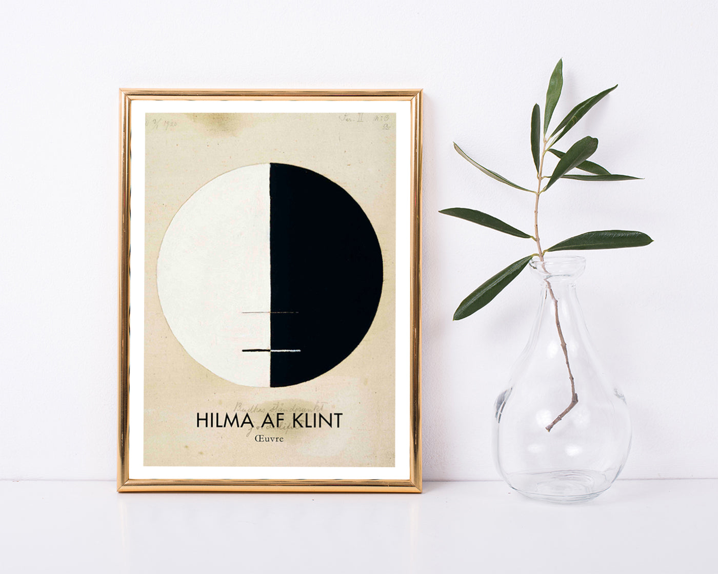 Hilma af Klint - Museum-Poster Buddha's Standpunkt im irdischen Leben, Nr. 3a