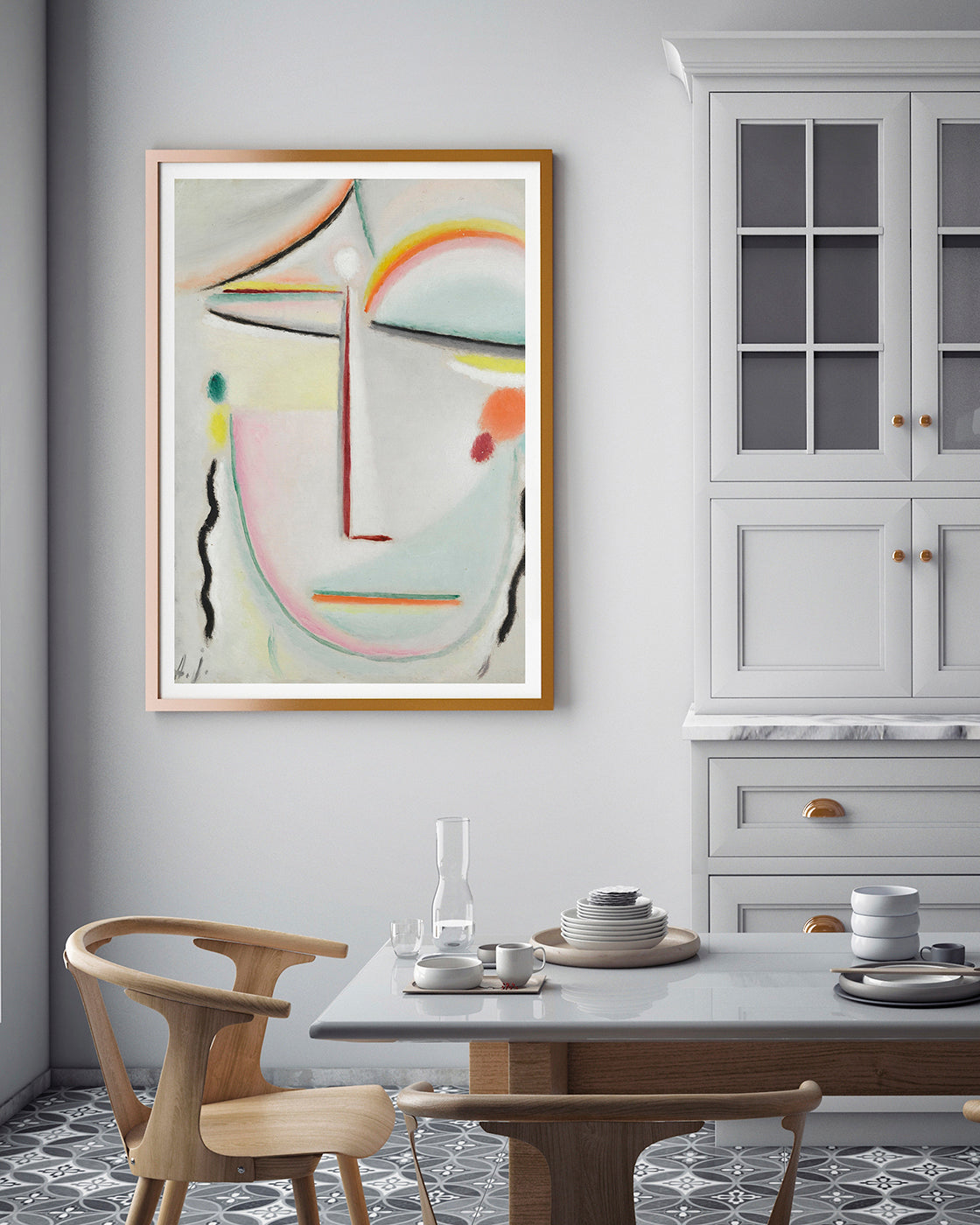 Alexej von Jawlensky - - Abstrakter Kopf: Erleuchtung II