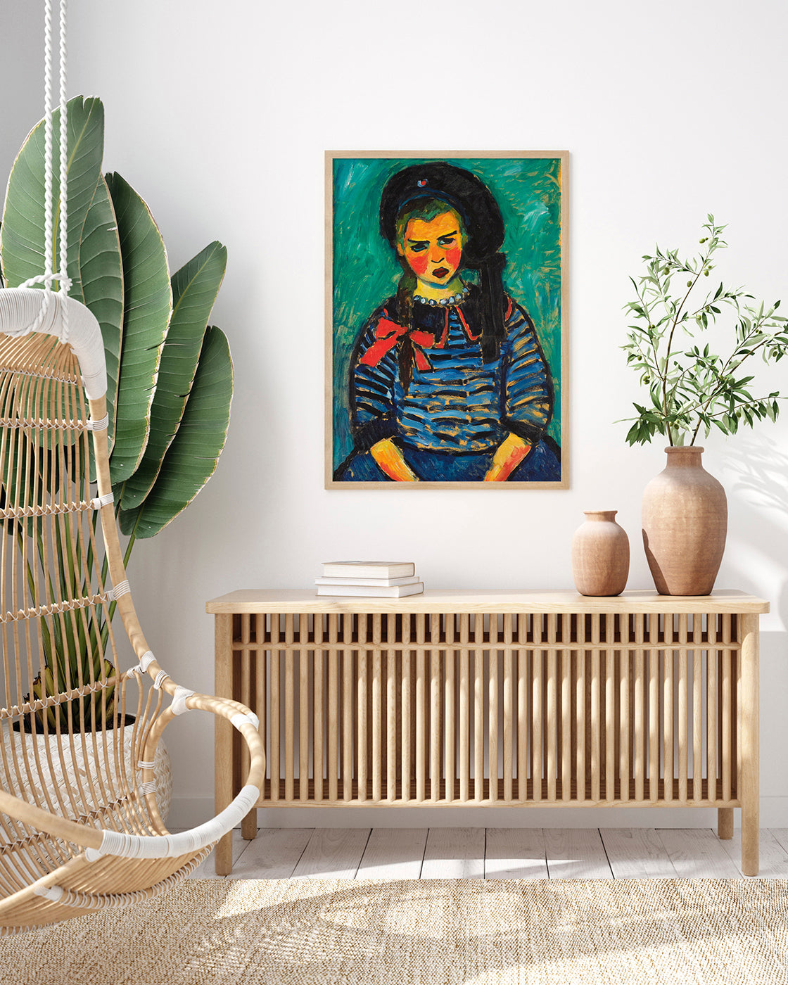 Alexej von Jawlensky - Mädchen mit roter Schleife