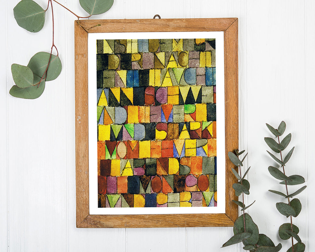 Paul Klee - Einst dem Grau der Nacht enttaucht