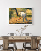 Georges Seurat - Bauer mit Hacke