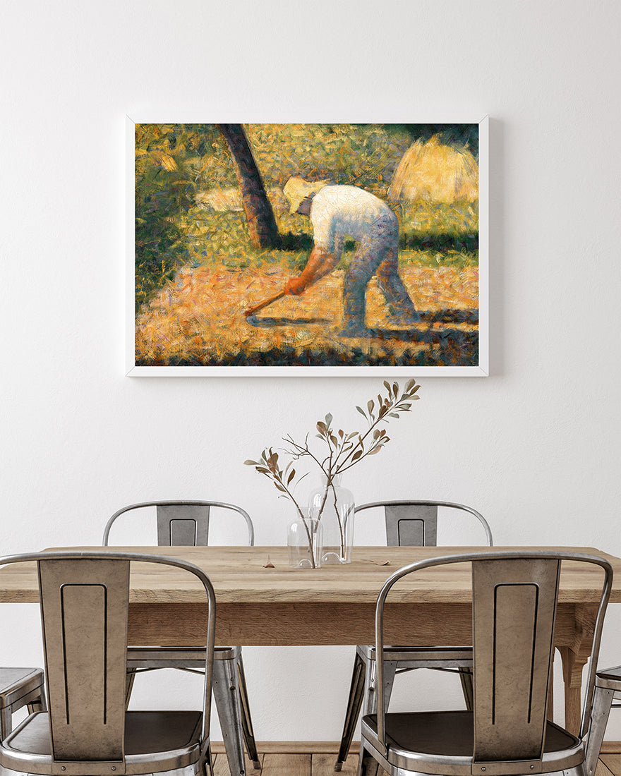 Georges Seurat - Bauer mit Hacke