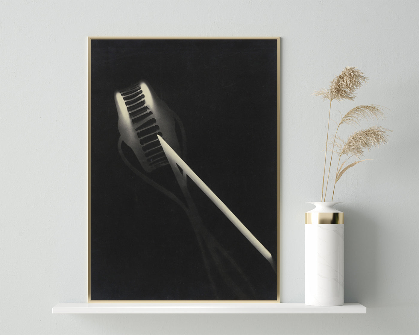 László Moholy Nagy - Abstrakte Formen in schwarz-weiß