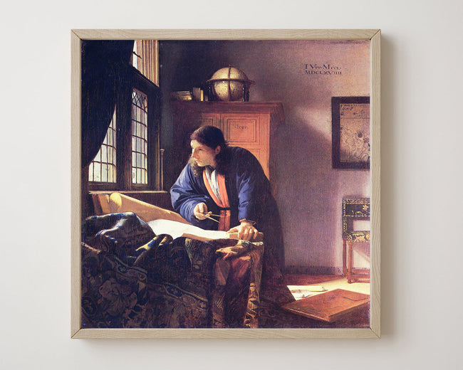 Jan Vermeer - Der Geograph (1668/1669) Main Image