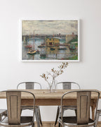 Claude Monet - Brücke bei Argenteuil an einem grauen Tag (1876)