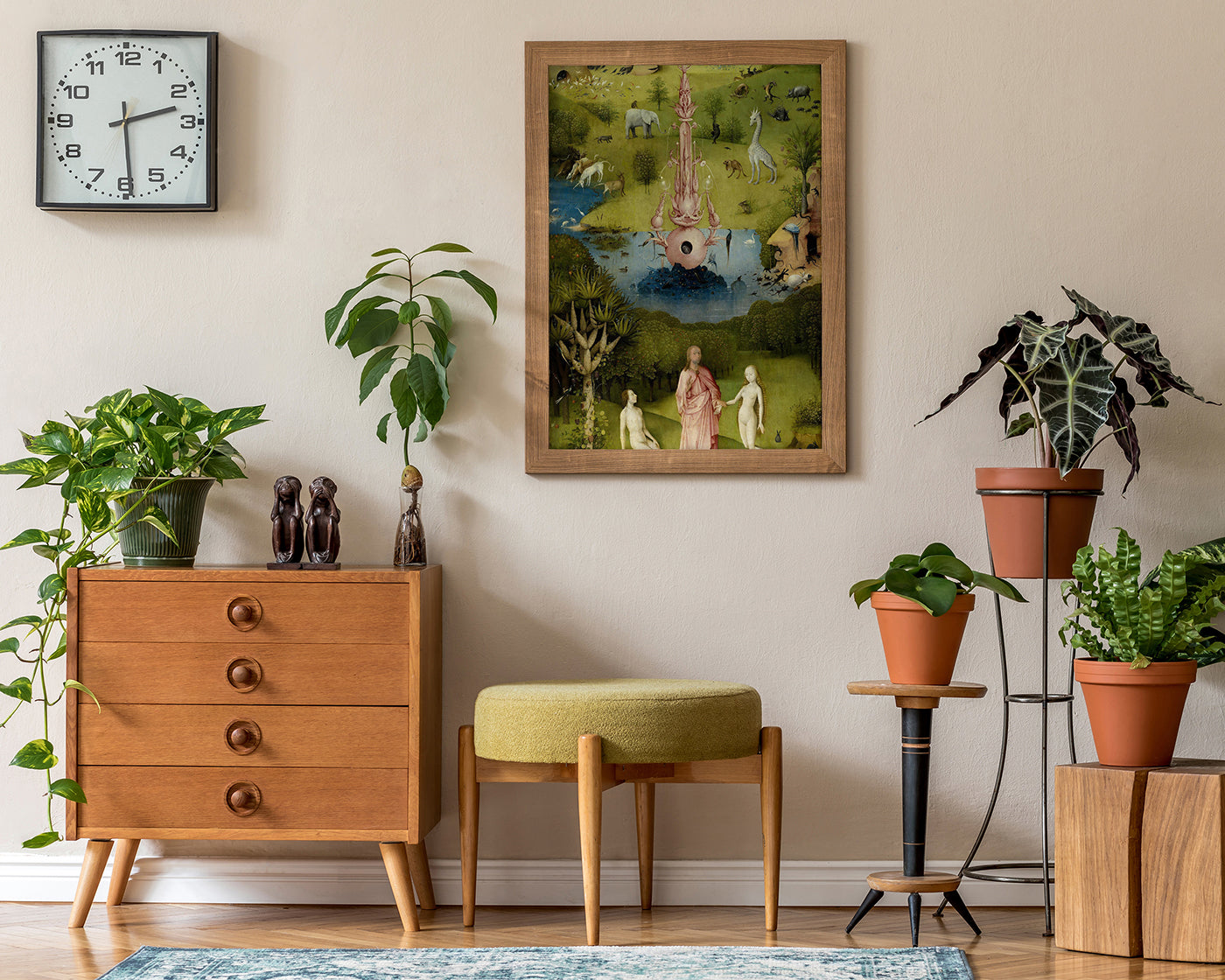 Hieronymus Bosch - Der Garten der Lüste (1490/1510) - Linke Tafel