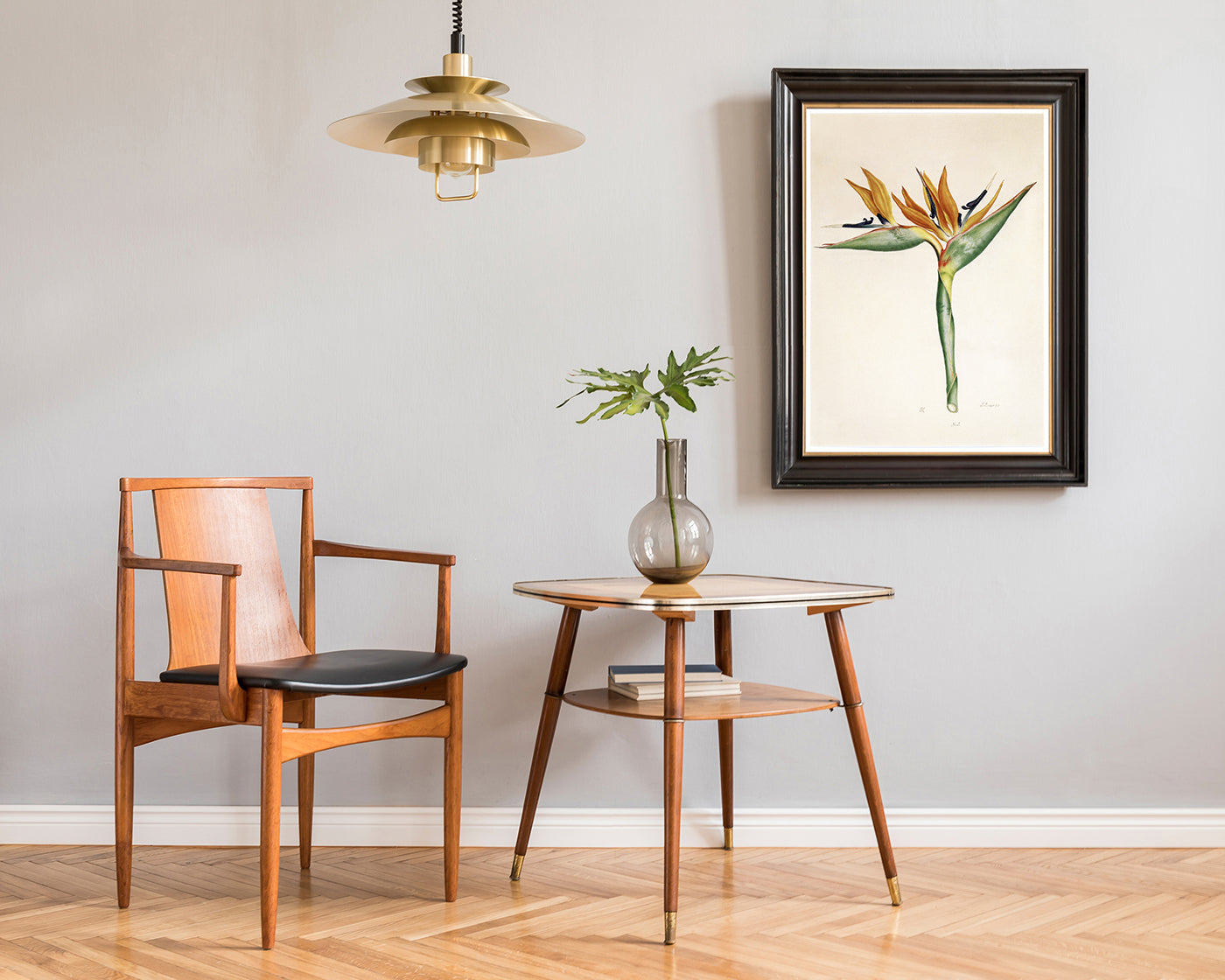 Pflanze mit orangenen Blüten