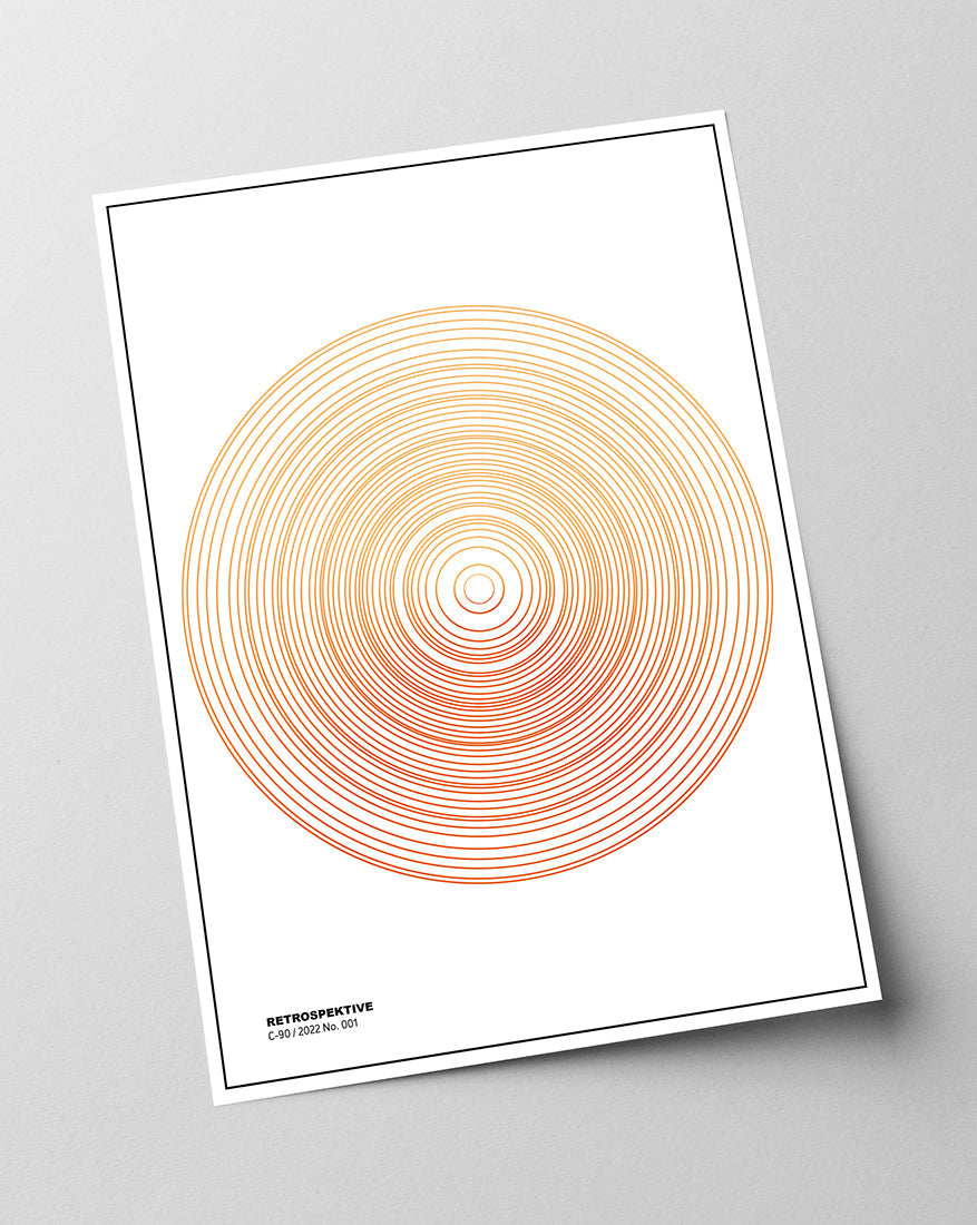 Retrospektive - No. 001 - Kreise in Orange