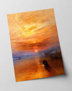 William Turner - The fighting Temeraire tugged to her last Berth to be broken up