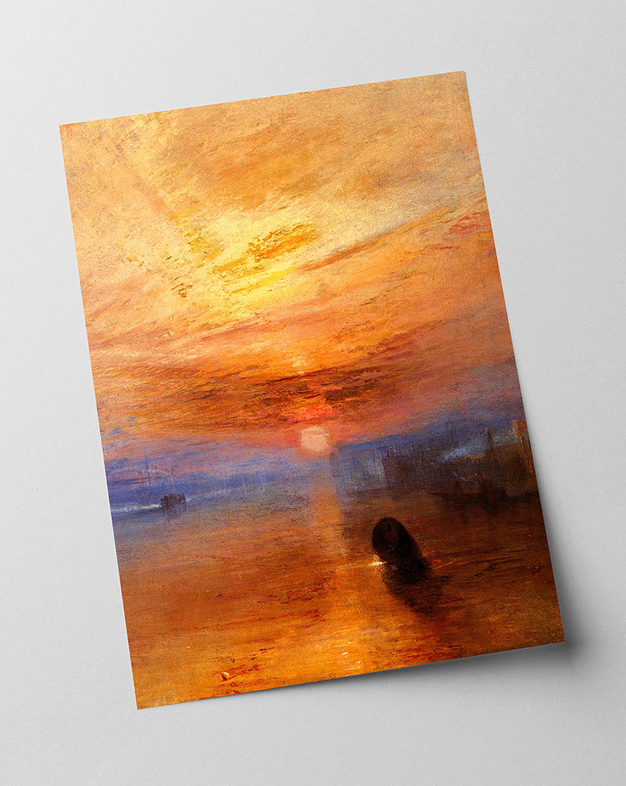 William Turner - The fighting Temeraire tugged to her last Berth to be broken up