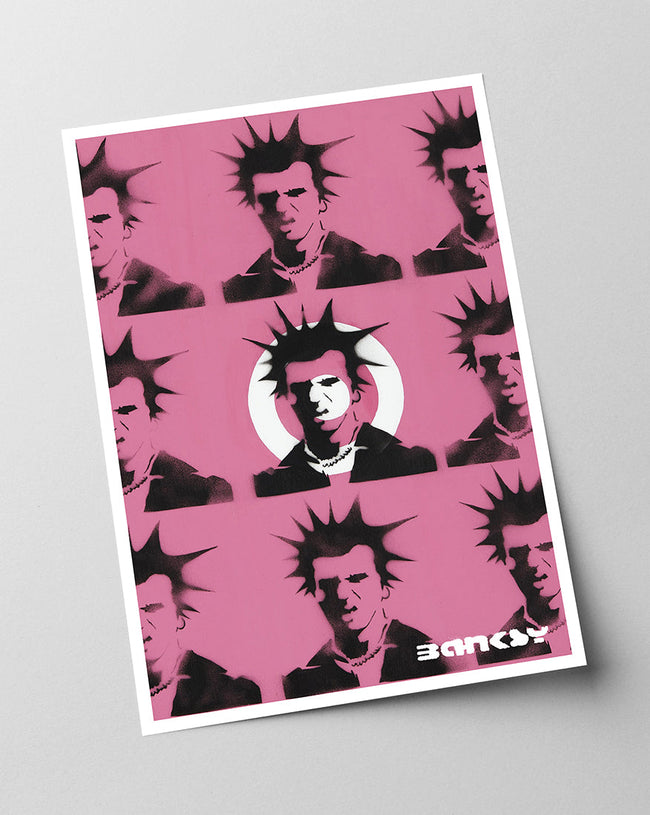 Banksy - Museum-Poster Punks Not Dead Main Image