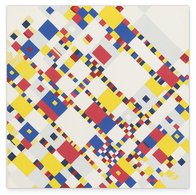 Piet Mondrian - Victory Boogie Woogie - Bunte Formen Hover Image