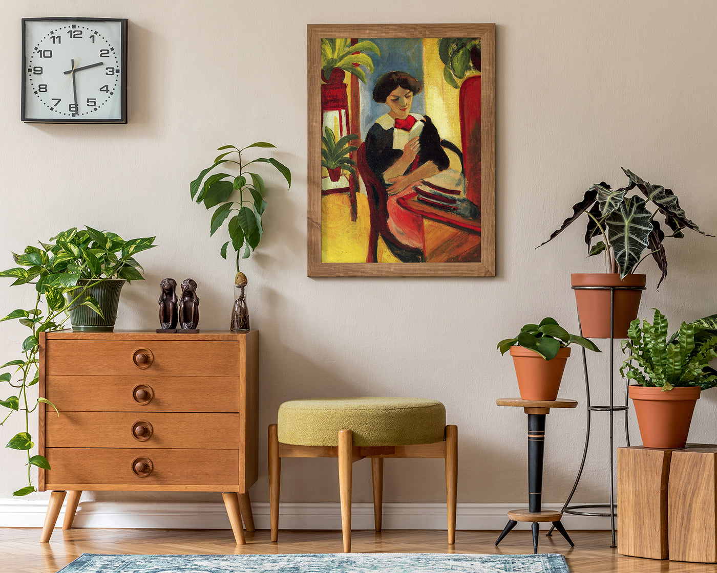 August Macke - Abstrakt Elizabeth Reading