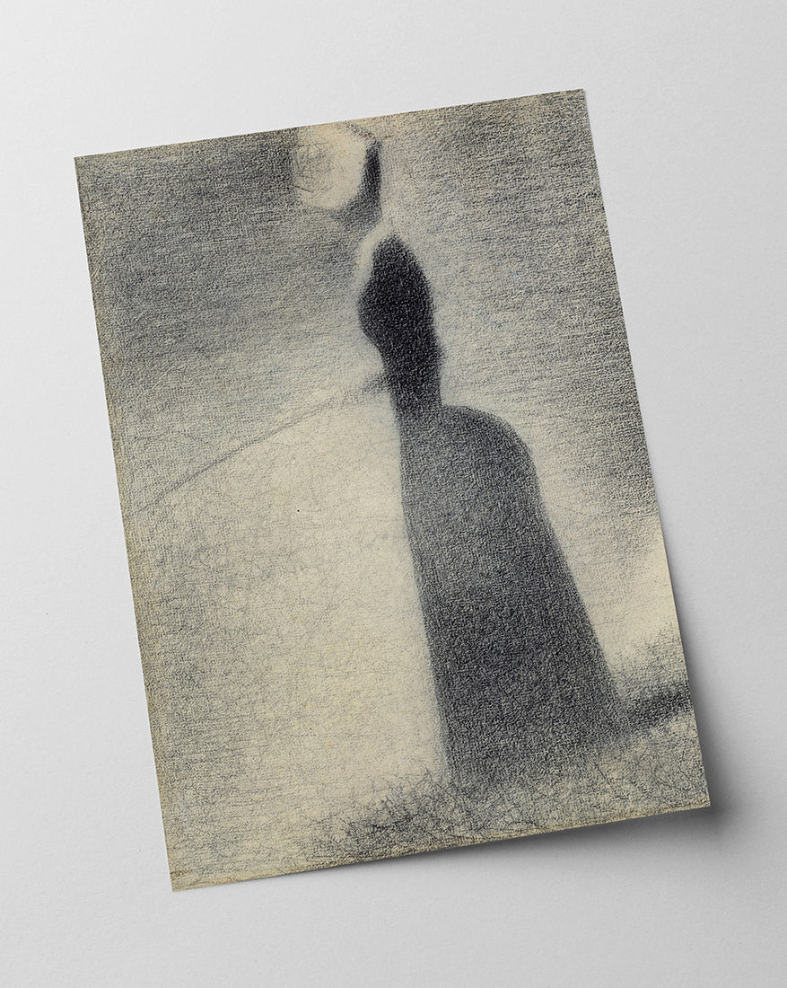 Georges Seurat - Eine Frau beim Angeln