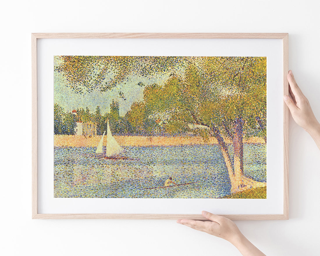 Georges Seurat - Die Seine an der Grand Jatte, Frühling