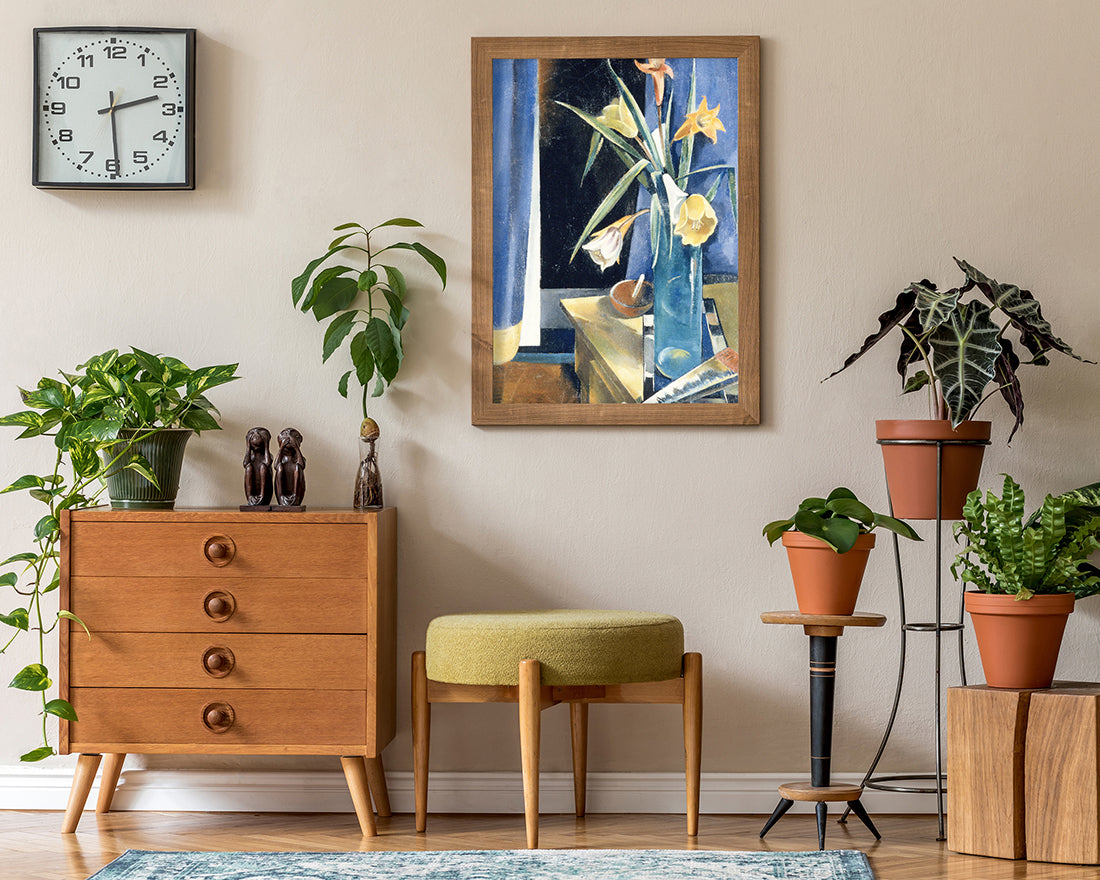 Preston Dickinson - Vase mit Blumen