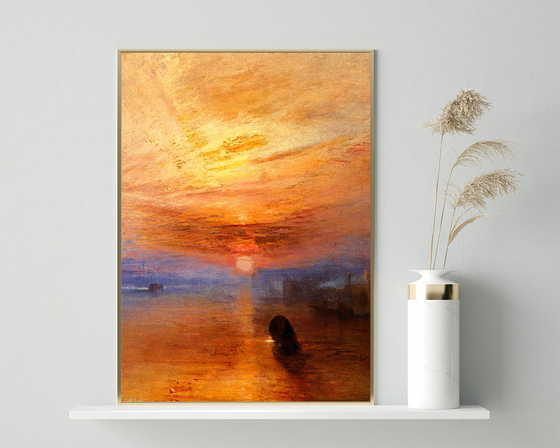 William Turner - The fighting Temeraire tugged to her last Berth to be broken up