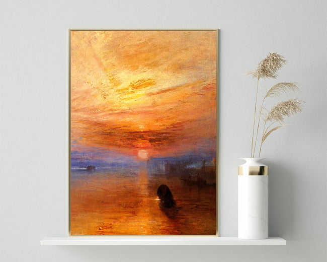 William Turner - The fighting Temeraire tugged to her last Berth to be broken up Main Image