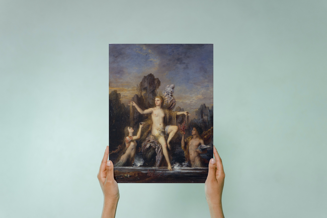 GUSTAVE MOREAU, 1866 - Die aus dem Meer aufsteigende Venus Main Image