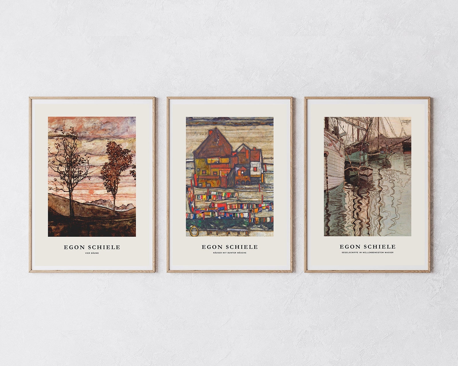 Set aus 3 Postern: "Stadt & Natur"