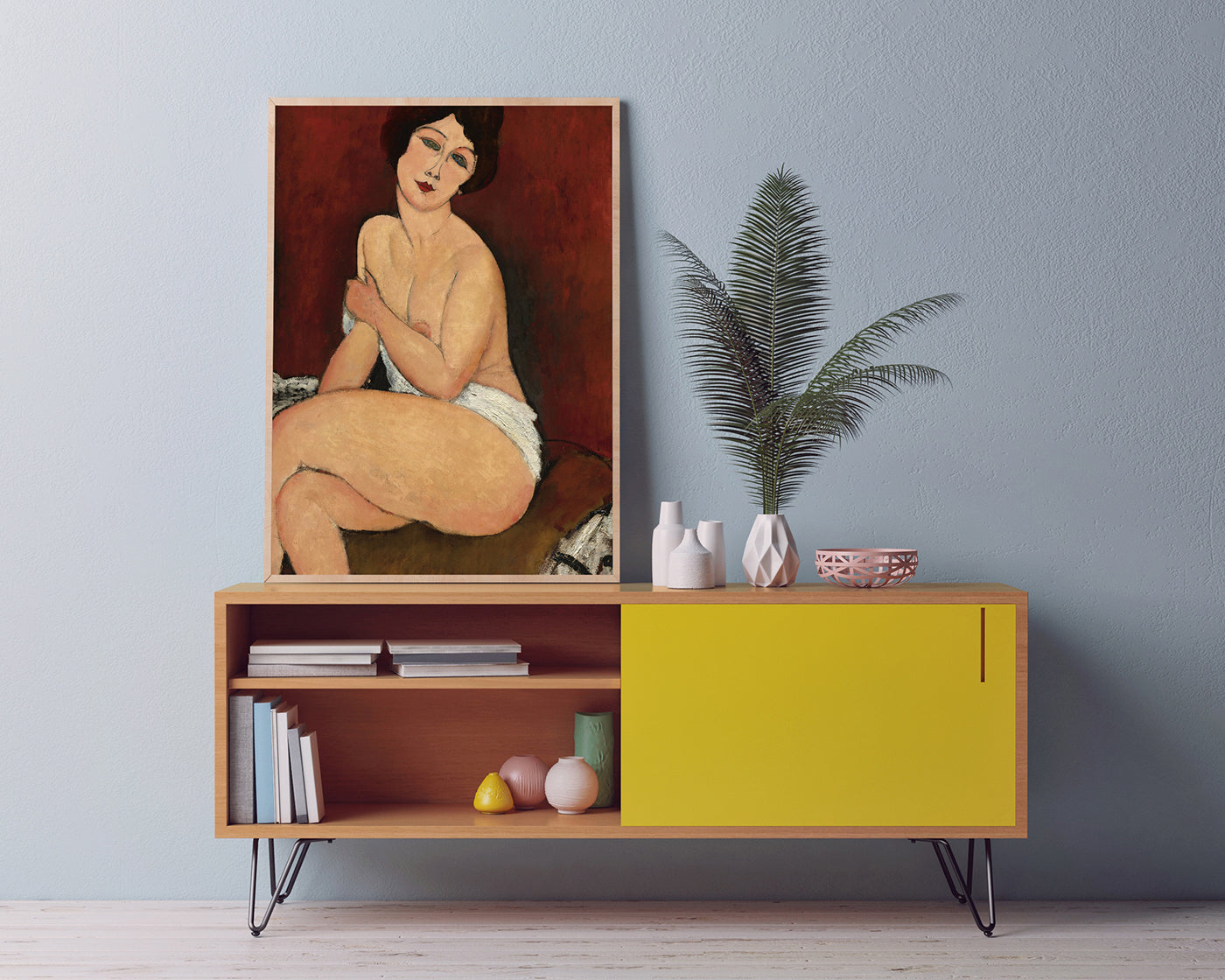 Amedeo Modigliani - Sitzende Nackte auf Divan