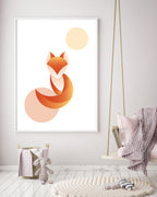 Kindermotiv Fuchs Abstrakt