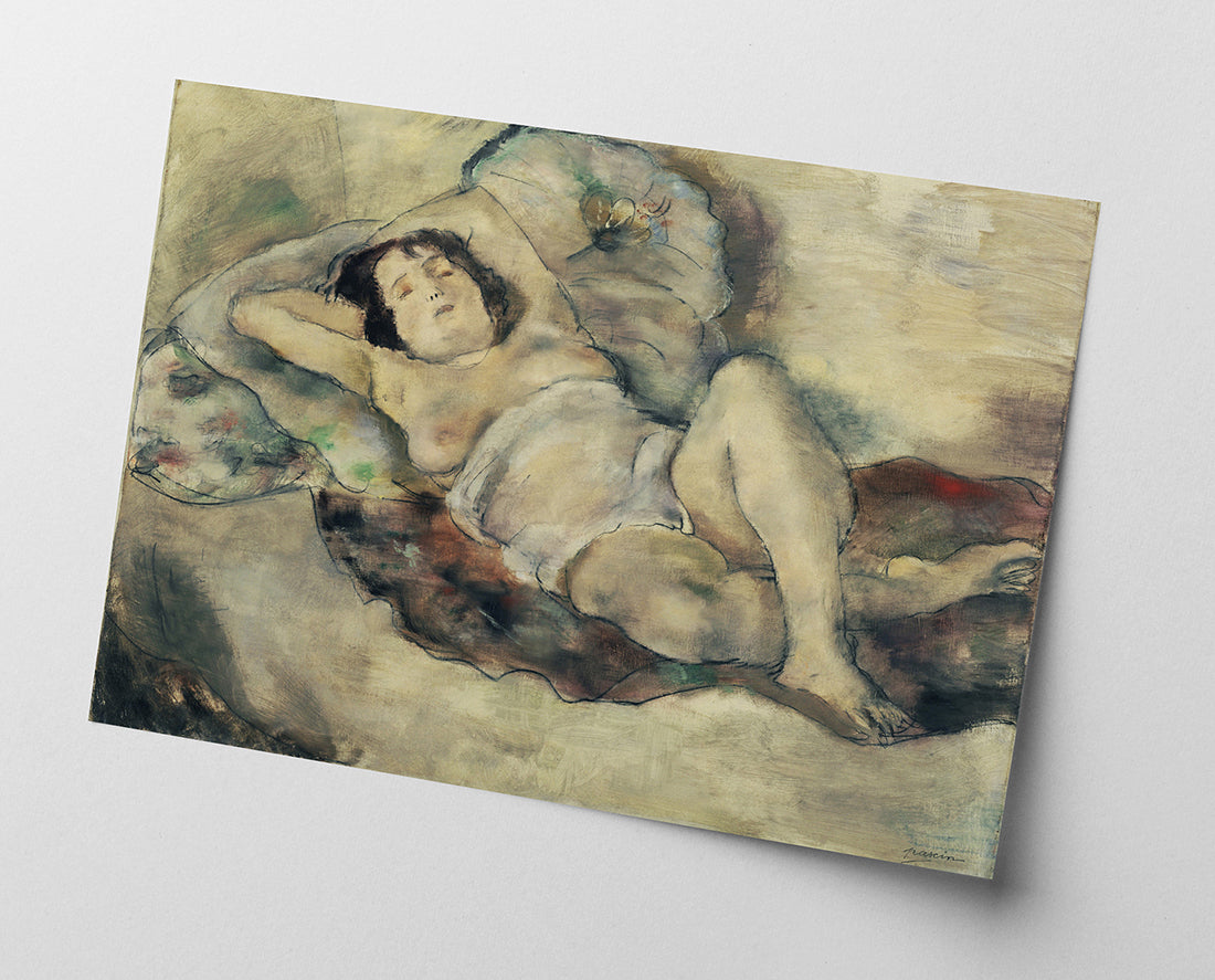 Jules Pascin - Liegender Akt