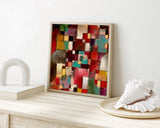 Paul Klee - Rotgrüne und Violett-gelbe Rythmen (1920)