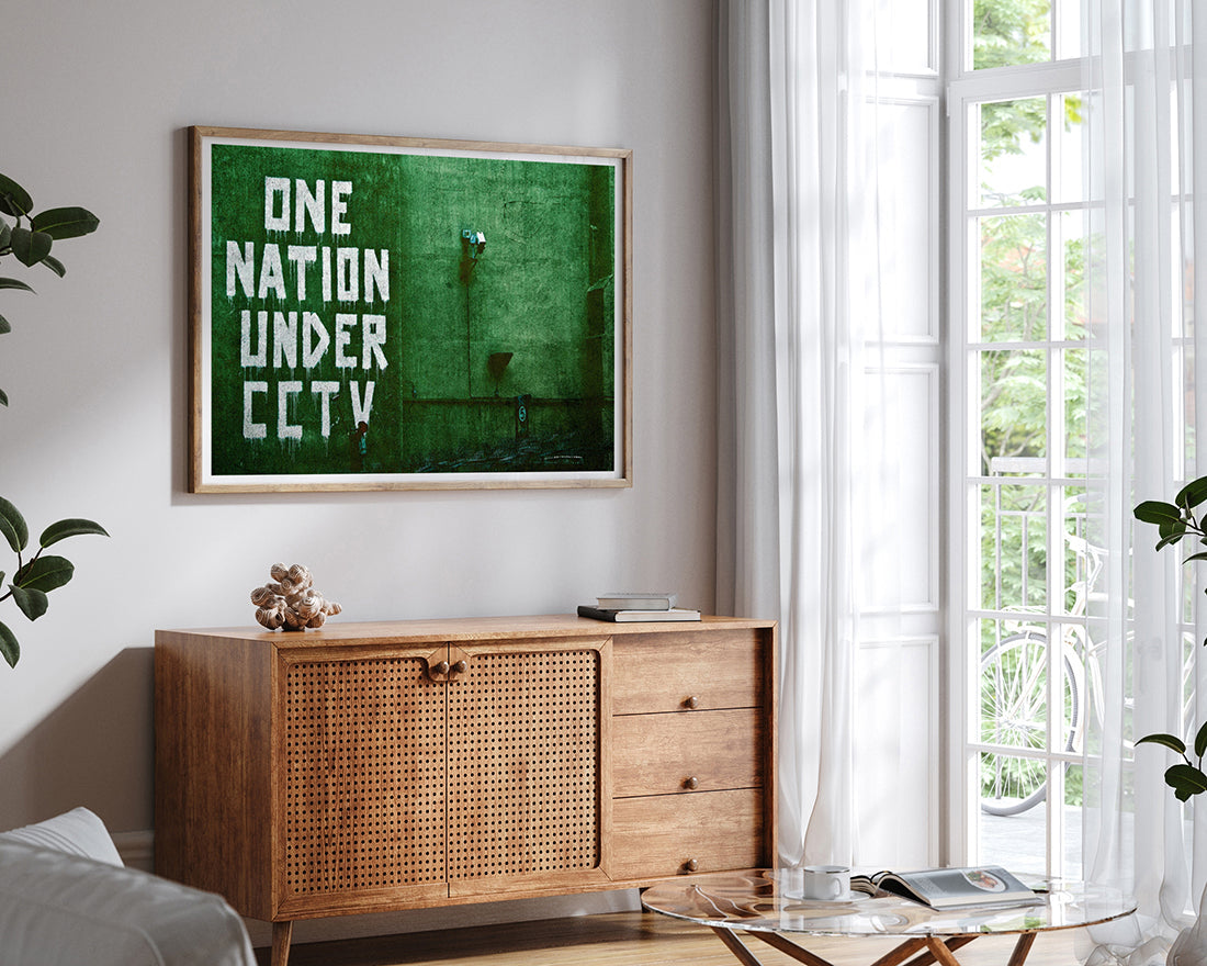 Banksy - One Nation Under CCTV Kritik an Überwachungsstaat