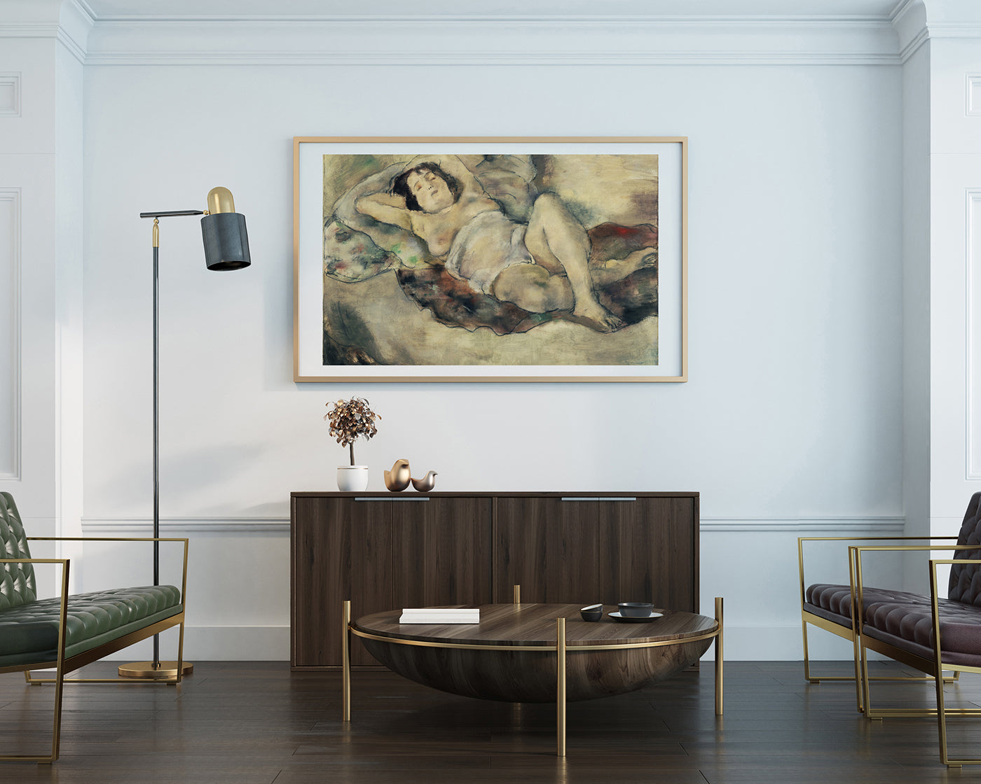 Jules Pascin - Liegender Akt