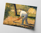 Georges Seurat - Bauer mit Hacke