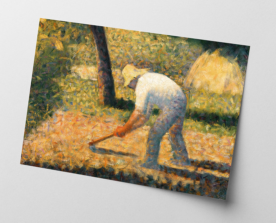 Georges Seurat - Bauer mit Hacke