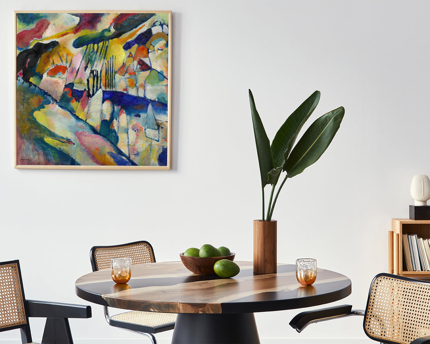 Wassily Kandinsky - Landschaft mit Regen (1913)