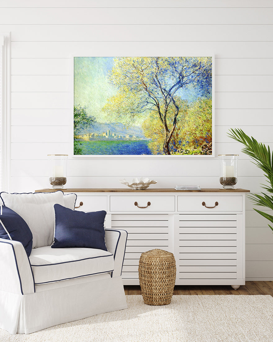 Claude Monet - Antibes, Blick vom Salis Garten