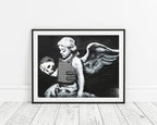 Banksy - Engel mit Totenkopf Death Angel Street Art Graffiti