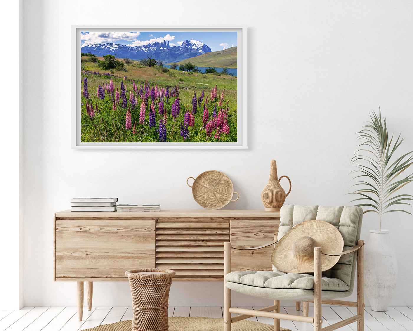 Bergwiese mit Blumen