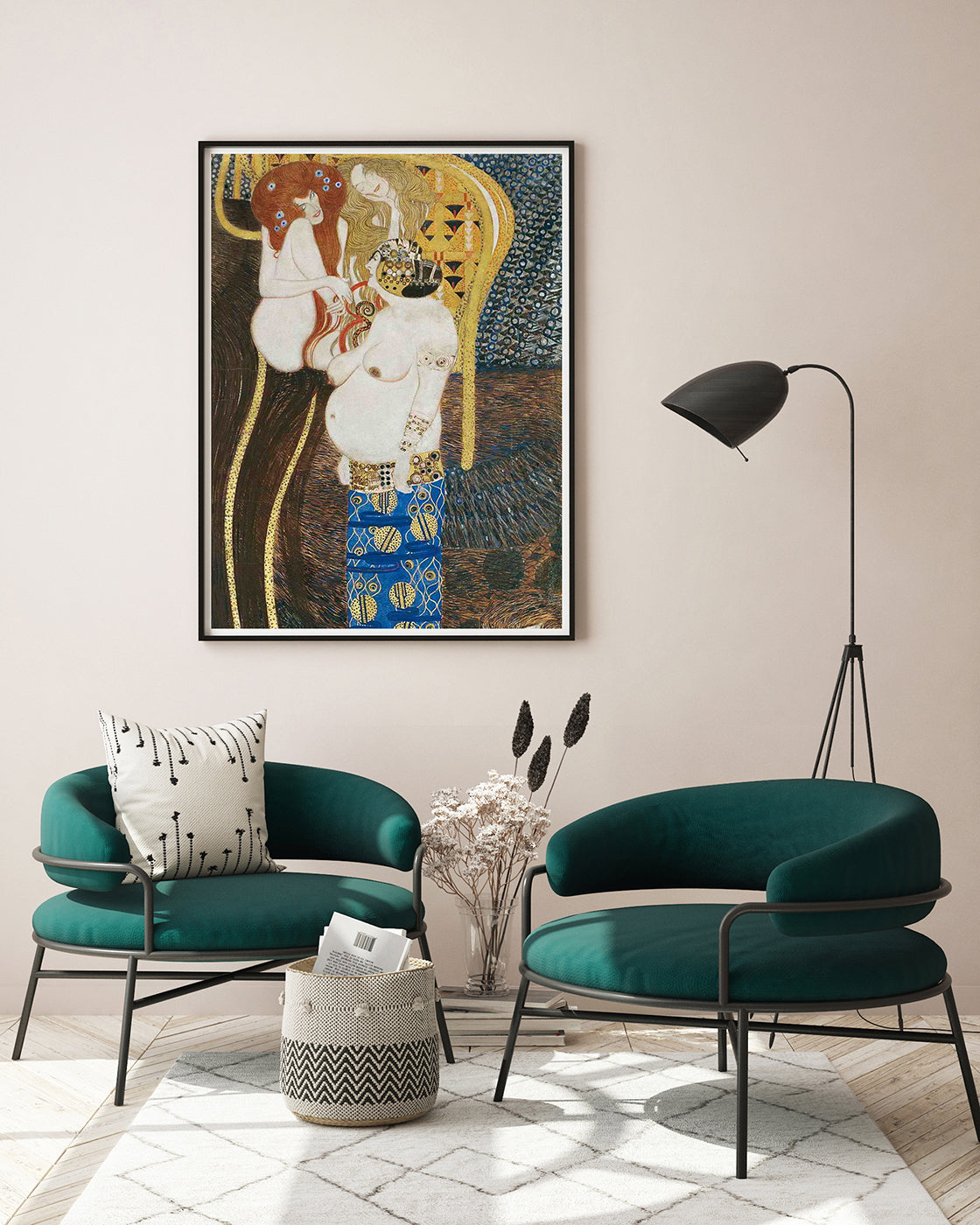 Gustav Klimt - Beethovenfries (rechter Teil) (1901)