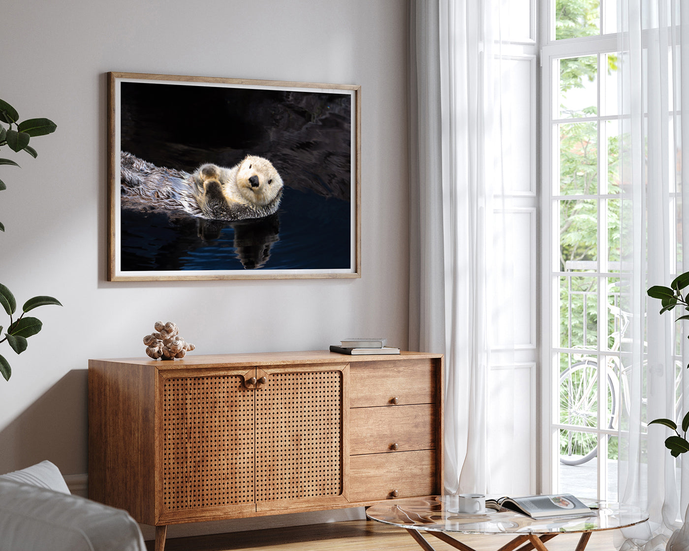 Schwimmender Seeotter