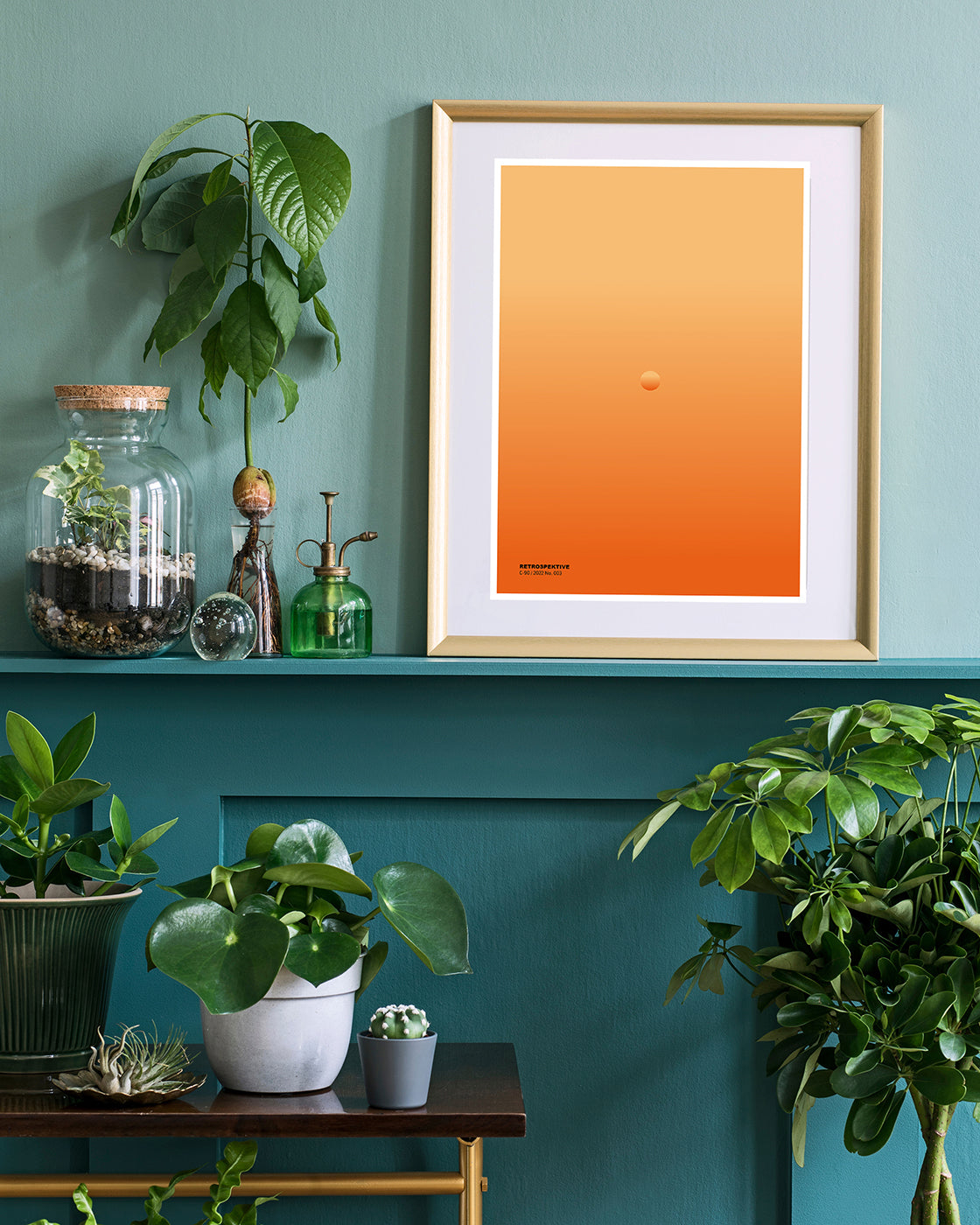 Retrospektive - No. 003 - Kleiner Kreis in Orange