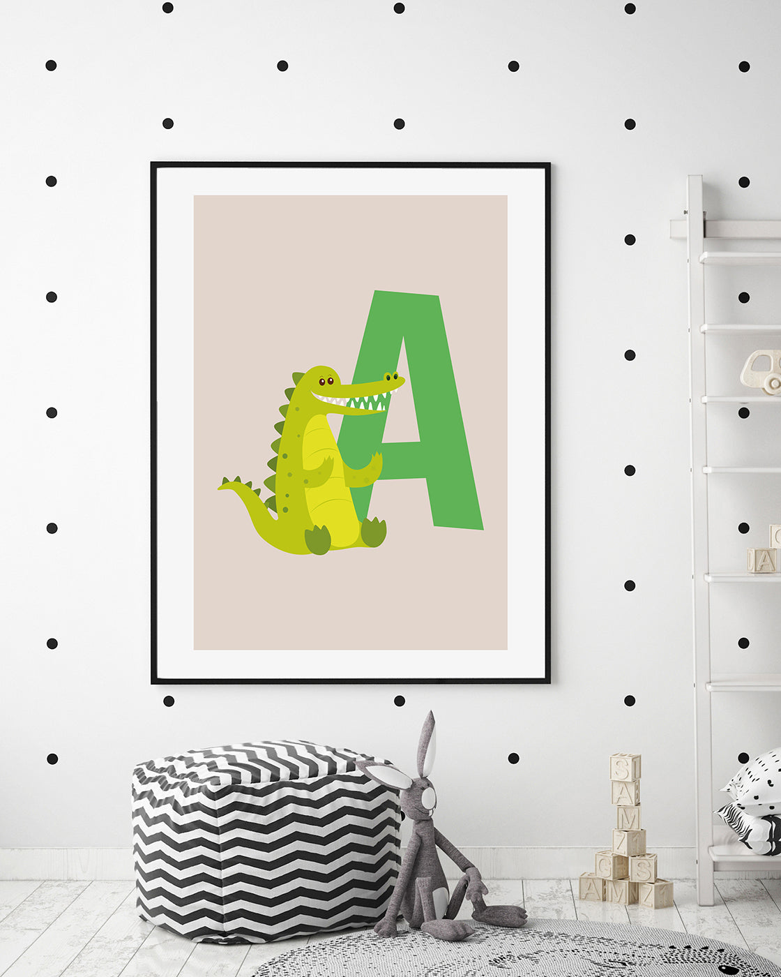 A wie Alligator, ABC Lernen