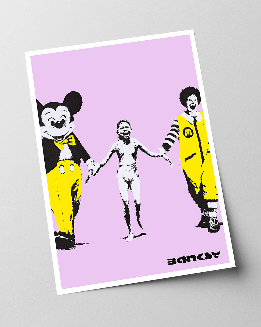 Banksy - Museum-Poster Gesellschaftskritik - Popkultur