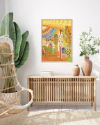 Ivan Bilibin - Sonnenschein über Stadt I