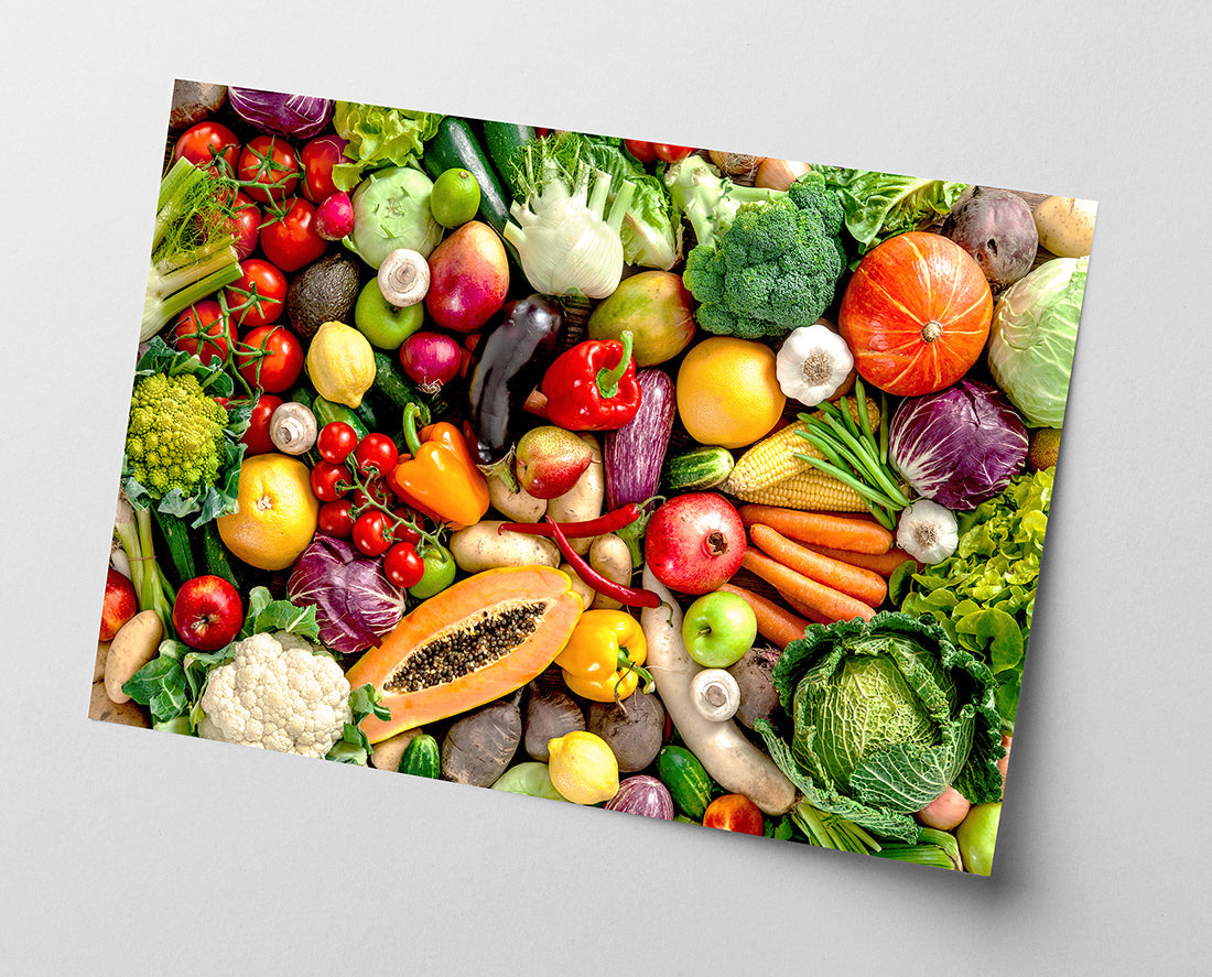 Buntes Obst und Gemüse