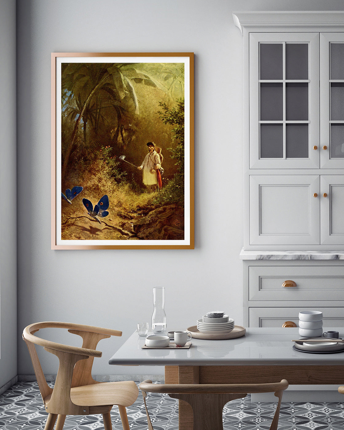 Carl Spitzweg - Der Schmetterlingsjäger