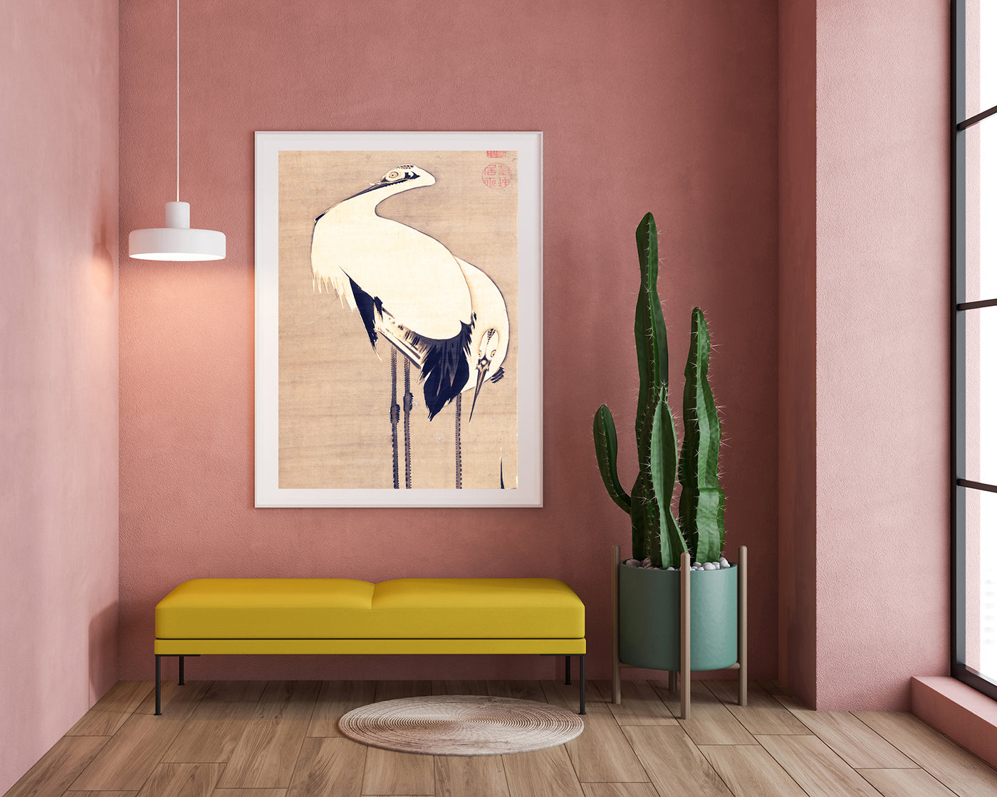 Itō Jakuchū - Zwei Kraniche