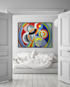 Robert Delaunay - Rhytmus Nr. 1, Dekoration für das Salon des Tuileries