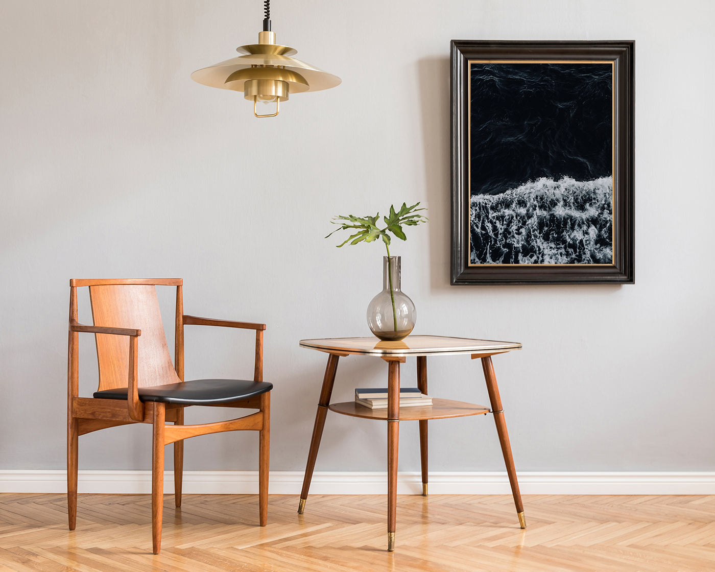 Brechende Wellen - Schwarz-Weiß